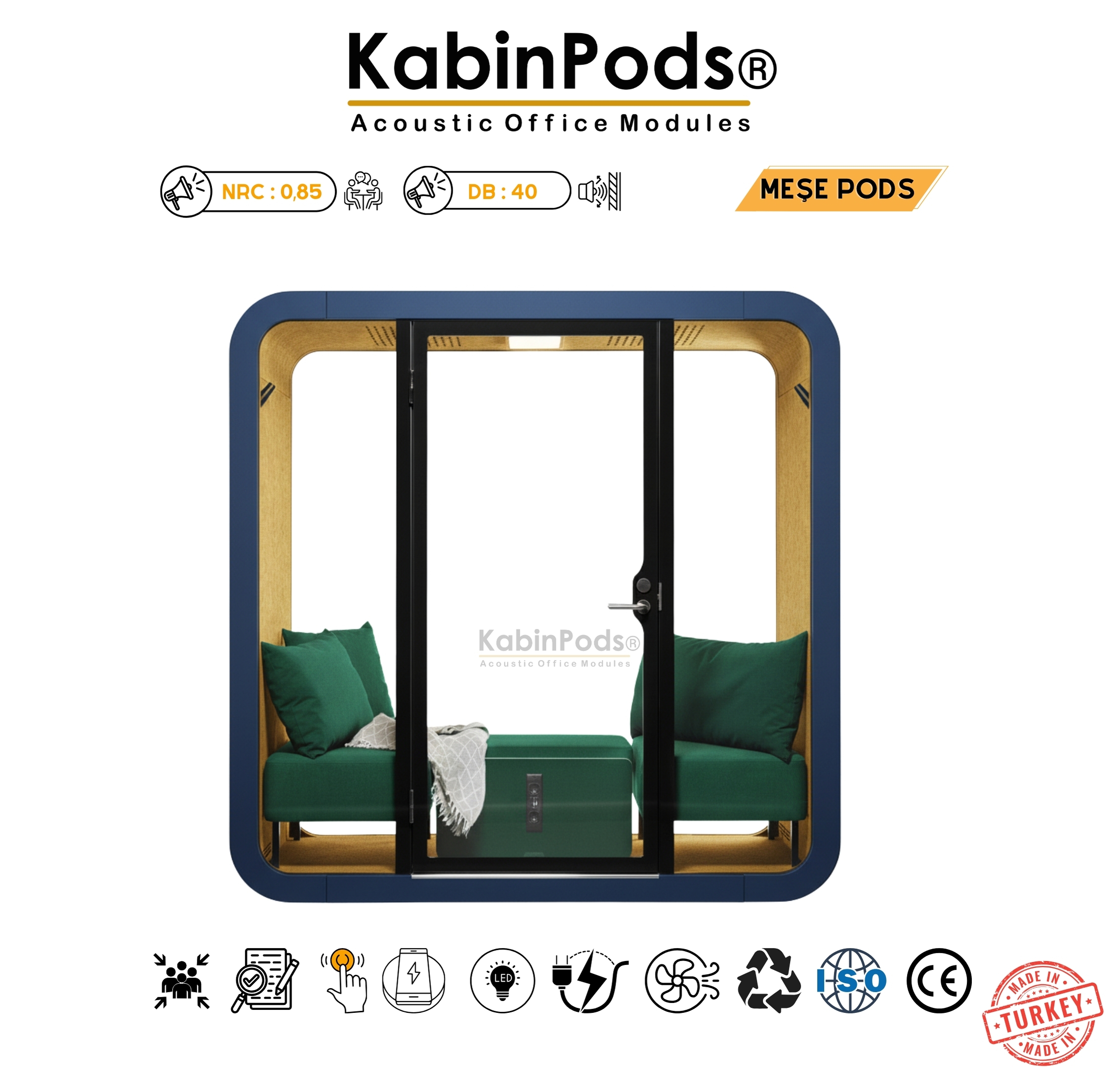 Toplantı Kabini 4 - En İyi Ses Geçirmez Grup Toplantı Kabini Özellikleri ve Tasarımları